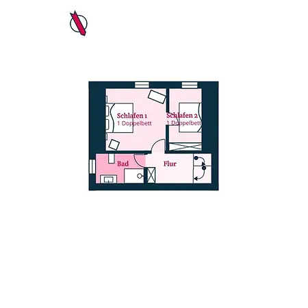 Haus Am Turm Prázdninový dům Wyk auf Föhr